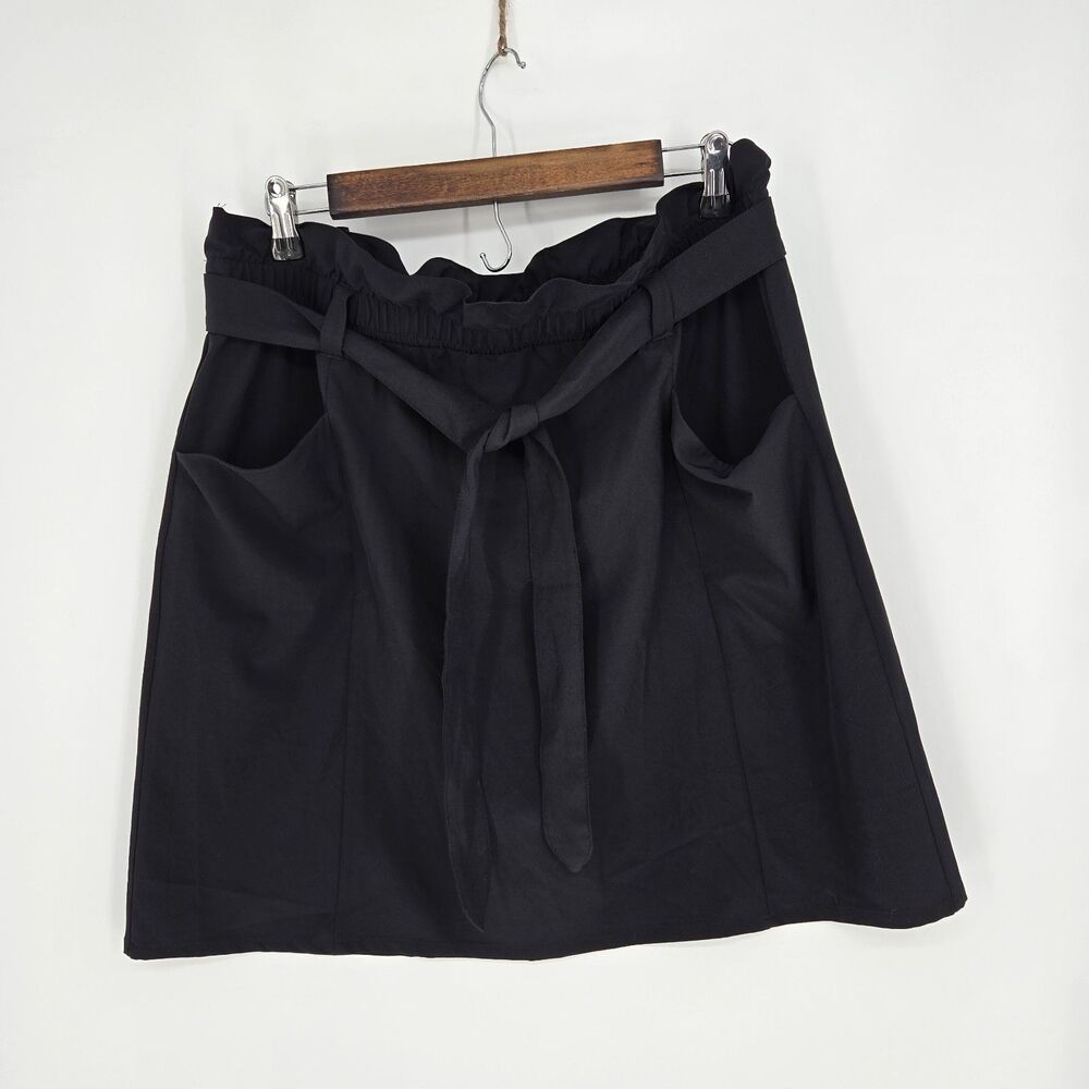 Mondetta Black Skirt Tie Wiast Large